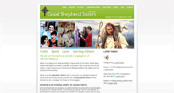 Desktop Screenshot of goodshepherdsisters.com